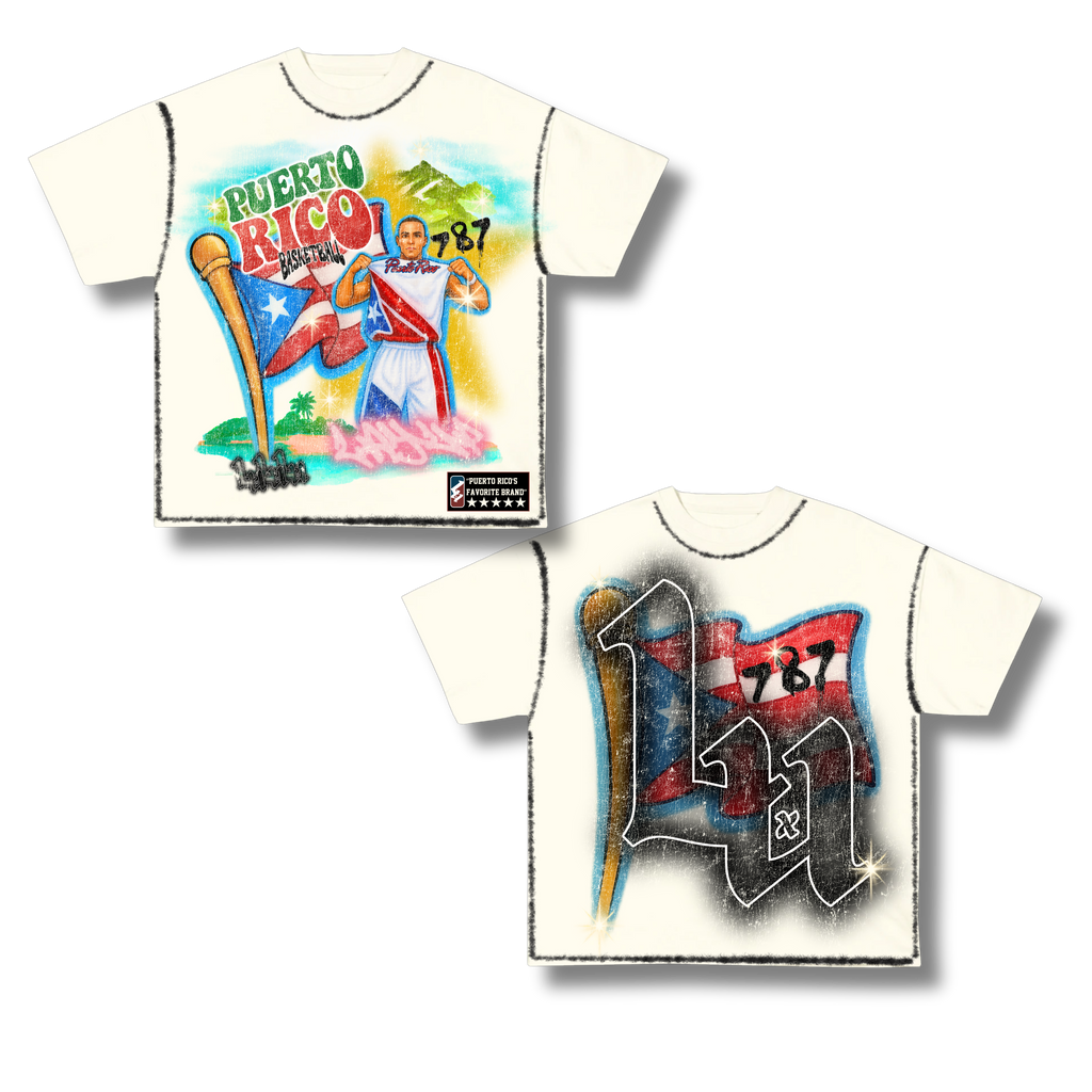 "Acho PR" BSKTBLL Tee