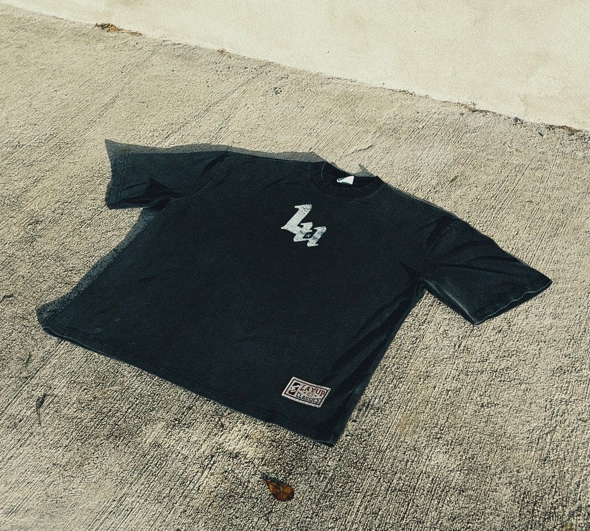 OG LOGO TEE  "REIMAGINED" (Washed Black)