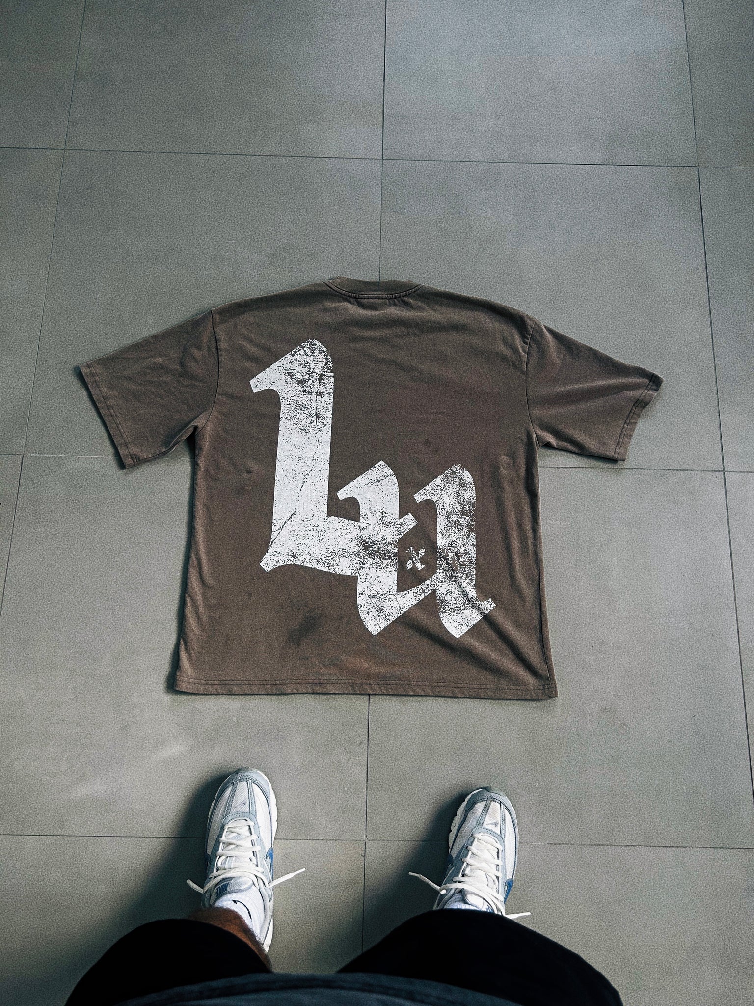 OG LOGO TEE REIMAGINED "TAUPE"