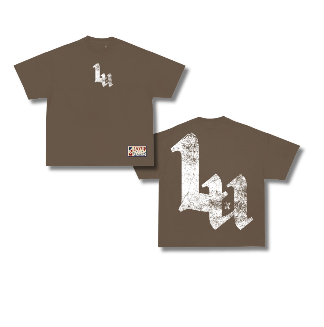 OG LOGO TEE REIMAGINED "TAUPE"